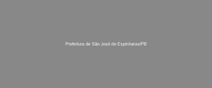 Provas Anteriores Prefeitura de São José de Espinharas/PB